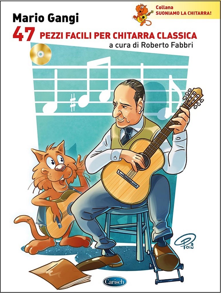 Mario Gangi: 47 pezzi facili per chitarra classica